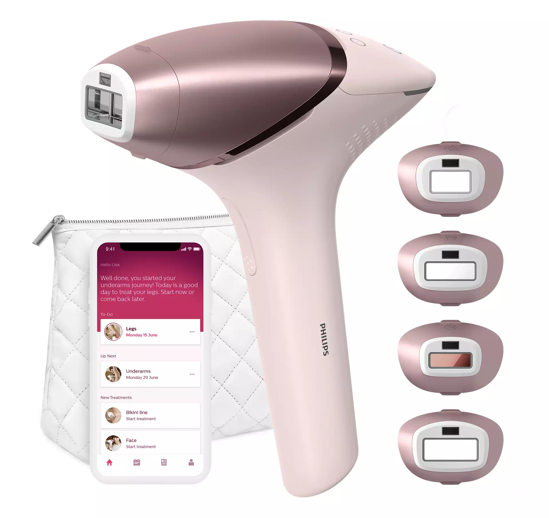 Philips Lumea BRI958 Cordless 9000 Series IPL Hair Removal - No2Hair.com