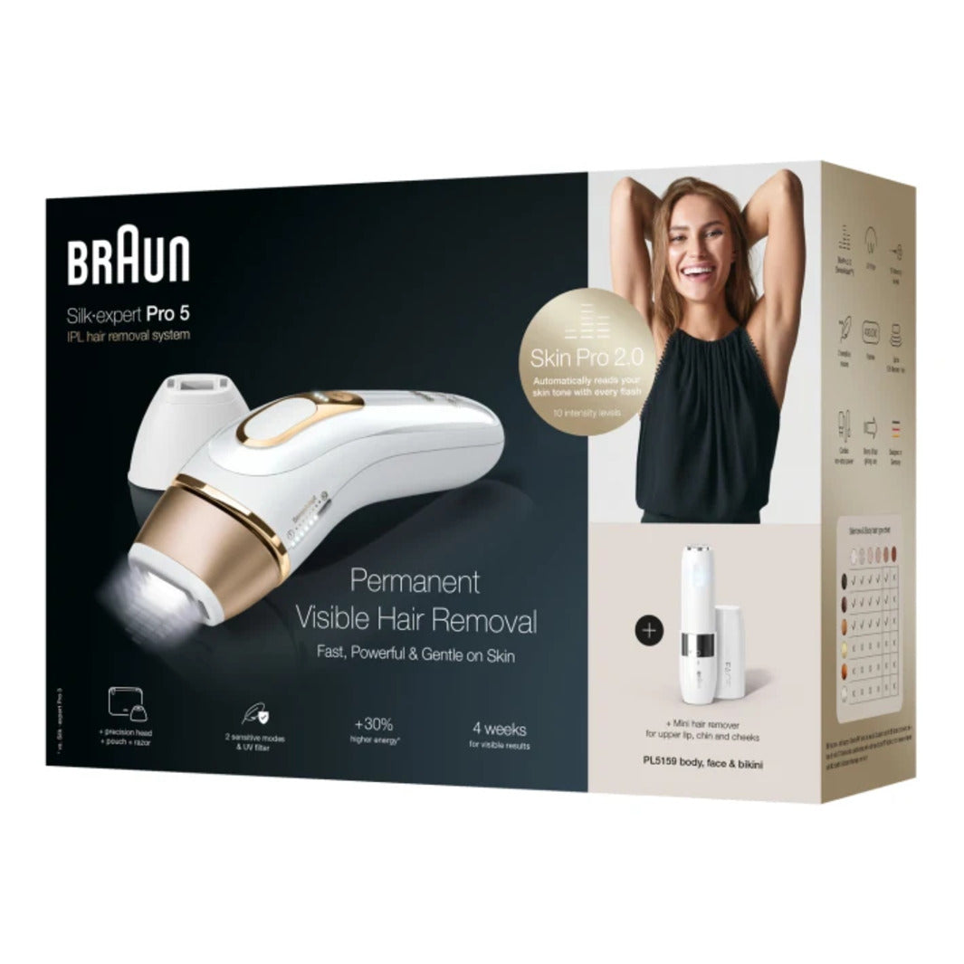 Braun Silk-expert Pro 5 PL5159 IPL Hair Removal - No2Hair.com